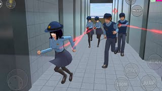 POLICE RINA TAMAKI 👮‍♀️ YAKUZA OFFICE HIMAWARI Part 2  TUTORIAL SAKURA SCHOOL SIMULATOR [upl. by Vasyuta]