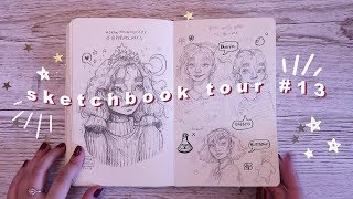 Sketchbook Tour  sketchbook 13 [upl. by Anawat]