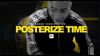 Posterize Time  Premiere Pro [upl. by Newsom]