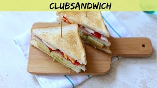 RECEPT Clubsandwich  LEKKER EN SIMPEL [upl. by Edmonda983]