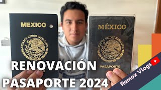 Renovación Pasaporte Mexicano 2024 paso a paso en menos de 5 días [upl. by Caia]