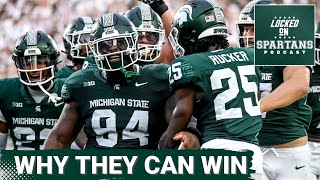 Why MSU football can BEAT Maryland What needs to improve for Aidan Chiles Nathan Carter [upl. by Ynamad928]