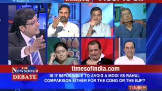 The Newshour Debate Narendra Modi in FICCI vs Rahul Gandhi in CII who scores The Full Debate [upl. by Llehsyar753]