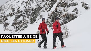 Conseils  comment bien utiliser les raquettes à neige [upl. by Mutat]