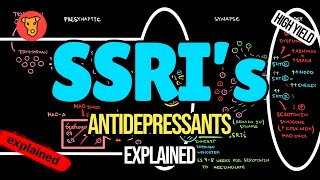 SSRI Mechanism of action Selective Serotonin Reuptake Inhibitors Side effects Pharmacology [upl. by Wilfred]