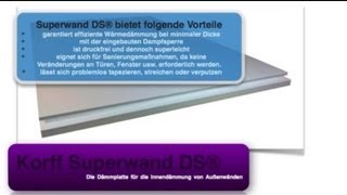 Teil 1 Innendämmung Korff Superwand DS Dämmung Isolierung Schimmel Tutorial [upl. by Atarman]