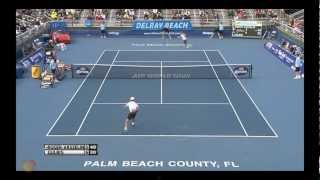 Gulbis vs RogerVasselin  HIGHLIGHT FINAL Delray Beach USA 2013 HD [upl. by Fabozzi]