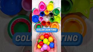 Color Sorting for Toddlers  Educational Videos for Kids shorts [upl. by Westphal]