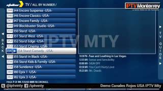 IPTV Monterrey  Demo Rojo USA Rojito USA Rojo Americano  Servicio IPTV en México [upl. by Neimad]