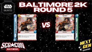 Star Wars Unlimited 2K Round 5  Han Blue vs Han Green  SCG CON Baltimore [upl. by Greta]