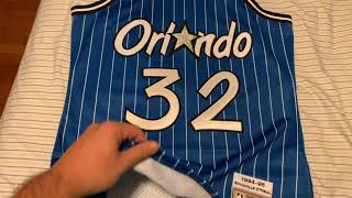 Shaquille ONeal Jersey Mitchell And Ness Authentic Orlando Magic Jersey Review 4K [upl. by Gold959]