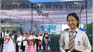 VlogCelebrating freshers day at my college🤍 📍Dimapur [upl. by Naivat]