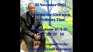 Fr Makamure 23 November 2024Ngatidavirei Mwari mupenyu anotidaidza kuuMambo ghwedenga [upl. by Kassity393]