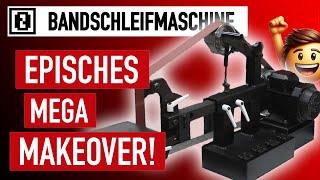 MEGA Bandschleifmaschine mit EPISCHEM Makeover und Kippfunktion • Vevor Bandschleifer [upl. by Labannah]