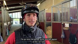 René Piechulek  linterview du jockey de Mendocino [upl. by Aizti]