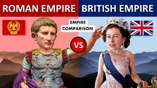 Roman Empire vs British EmpireEmpire Comparison [upl. by Ytinirt]