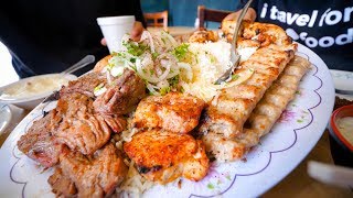 Best Restaurants in Los Angeles  BIG KABOB PLATTER  MustEat Food Tour in LA [upl. by Ecinue]