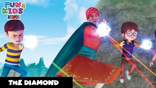 Rudra  रुद्र  Episode 12  The Diamond  Super Action Cartoon  Fun 4 Kids  Hindi [upl. by Solakcin658]