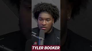 Tyler Booker tells NFL GMs why they should draft Alabamas JC Latham [upl. by Yziar]