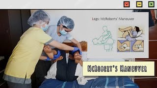 Shoulder Dystocia Management Return Demo [upl. by Moclam319]