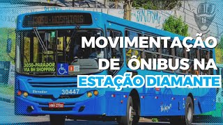 Movimentação de ônibus na Estação Diamante em Belo Horizonte Pós Renovação de Frota  busologia [upl. by Miller]