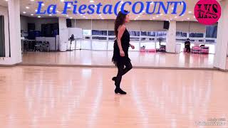 La Fiesta Marengue line danceLKS LINE DANCE [upl. by Kopans]