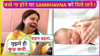 Sambhavna Seth Reacts On Failed IVF Journey Says  Logon Ne Bahut Taane [upl. by Peterson]