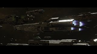 Infinite Lagrange  Battlefleet enroute to take out Pirates relaxing cruise before the conflict [upl. by Staal273]