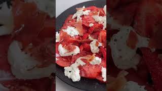 SALADE TOMATE FRAISES ET BURRATA [upl. by Mert52]