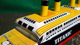 Titanic Tin Steam Ship Toy [upl. by Dedrick321]