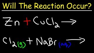 Chemistry  Will The Reaction Occur [upl. by Meesak]