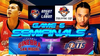 🔴GAME 6 SEMIS LIVE PBAGINEBRA VS MERALCO BOLTS LIVE SCORE amp COMMENTARY pbalive ginebralive [upl. by Saibot]