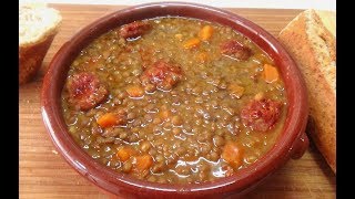 LENTEJAS CON CHORIZO COCINA DE LA ABUELA [upl. by Macdonell627]