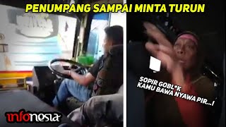 KAPOK Sopir Bus Ugalugalan Dimarahi Penumpang Sampai Minta Turun [upl. by Anibor]