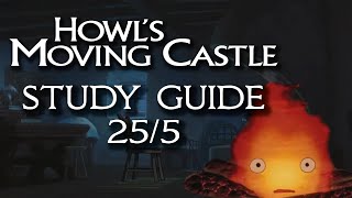 taking a nap in room while its raining ASMR SleepingStudying  Howls Moving Castle Ambience pt2 [upl. by Akcira955]