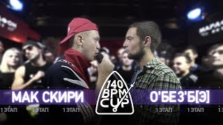 140 BPM CUP МАК СКИРИ X ОБЕЗБЭ I этап [upl. by Pillihp]