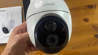 Security Camera Outdoor Wireless WiFi 360° PTZ Camera ieGeek [upl. by Rafferty]