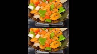 Quick and easy chinese style veggie shrimp stir fry [upl. by Ylicis]