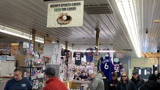 Inside Jasons Sports Cards  A sports card amp memorabilia dealer [upl. by Igic]