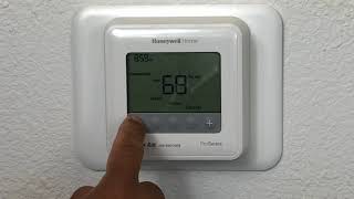 How to Use Your Honeywell T4 Pro Thermostat [upl. by Hands]