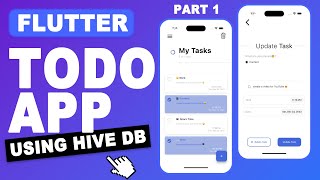 Flutter Tutorial  Flutter TODO App with Hive DataBase Hive Local Storage Tutorial CRUD  Part 1 [upl. by Niuqauj]