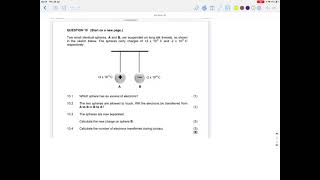 ELECTROSTATICS GRADE 10 CALCULATIONS 2 [upl. by Troxell]