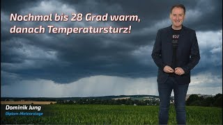 Sommerwetter bringt bis zu 28 Grad  Temperatursturz am Wochenende Mod Dominik Jung [upl. by Fabrienne]