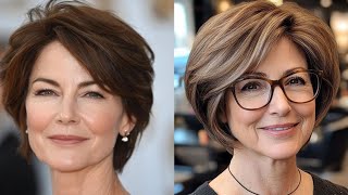 60 Short Haircuts For Women Over 60 with Glasses [upl. by Theodoric]