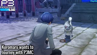 Persona 3 Reload  Koromaru Wants to be Adopted by P3MC [upl. by Molli]