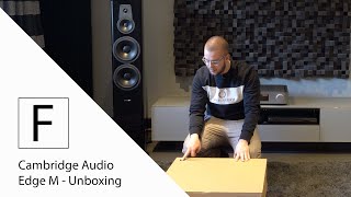 Cambridge Edge M MonoEndstufe  HiFi Verstärker Unboxing [upl. by Blau]