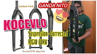 Kocevlo 275 Carbon Rigid Fork NonSuspension Corrected [upl. by Nollid]