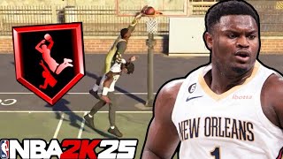 This 66 Zion Williamson Build is The Most Fun Build in NBA2K25  Best Undersized Big in NBA2K25 [upl. by Cyn]