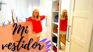 CLOSET TOUR  ¡El VESTIDOR de mis sueños de IKEA  El Toque de Rocío [upl. by Ahsinot150]