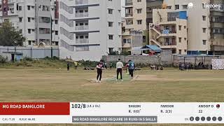 Live Cricket Match  MG ROAD BANGLORE vs JAYANAGAR Stallion  23Sep24 0930 AM 15 overs  JOYALUKK [upl. by Marget]